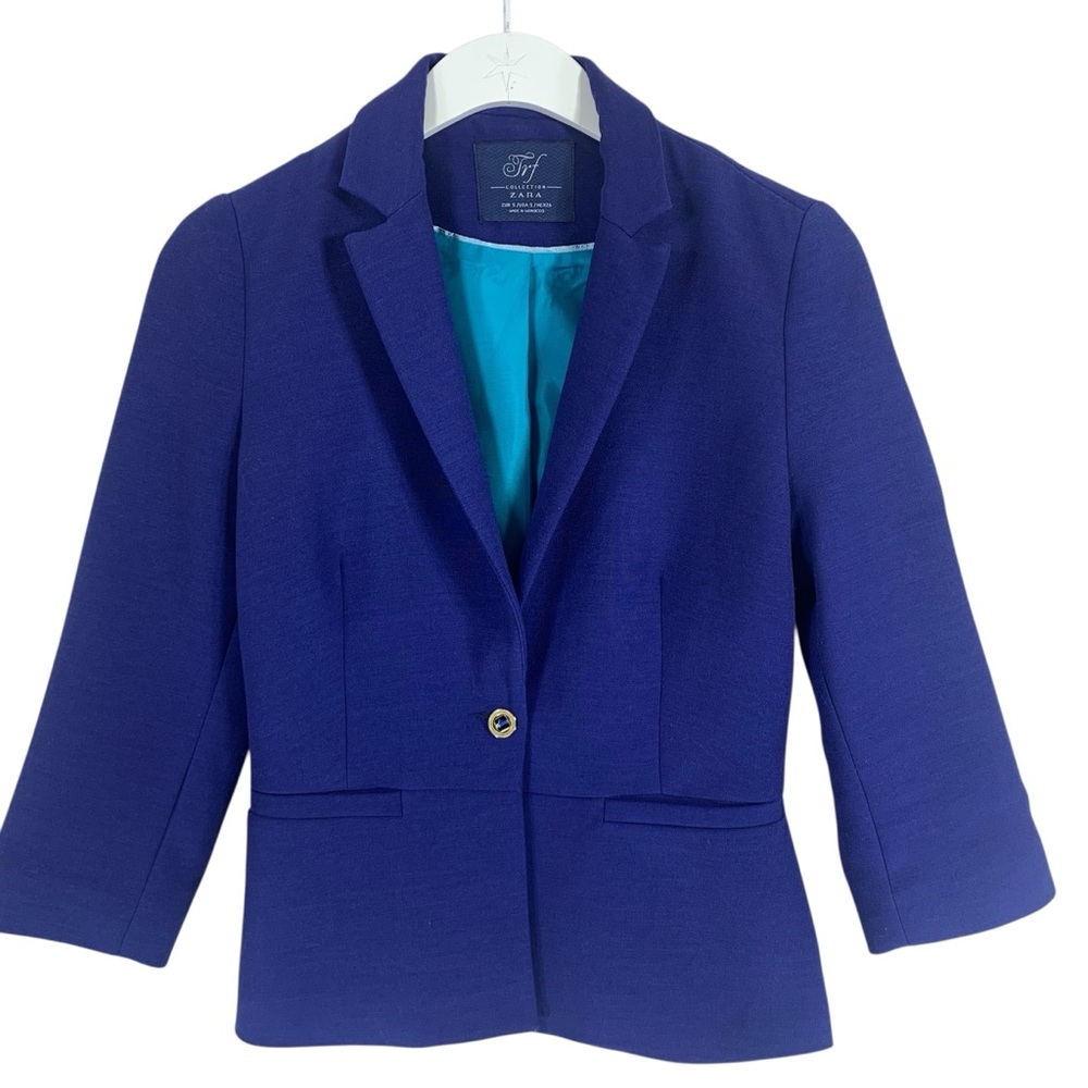 Royal & Azure Blue are hot color this summer and this Blue Blazer delivers!